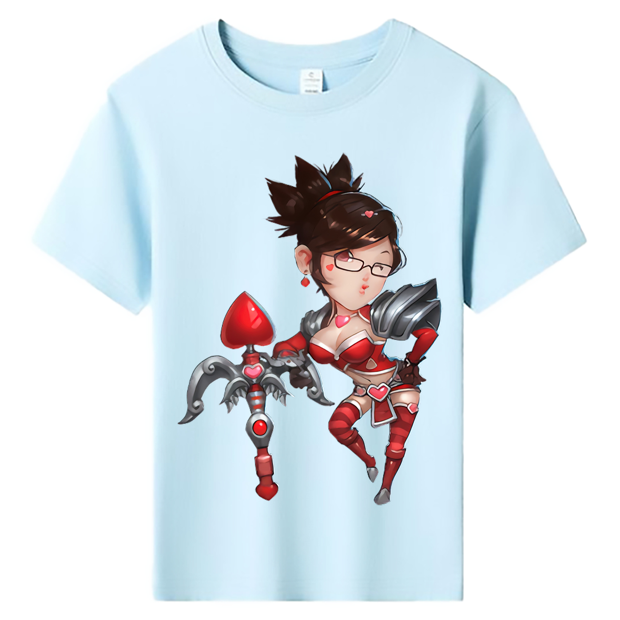 （画像用） リーグ・オブ・レジェンド League of Legends LOL 綿100％キッズTシャツ（フロントプリント）